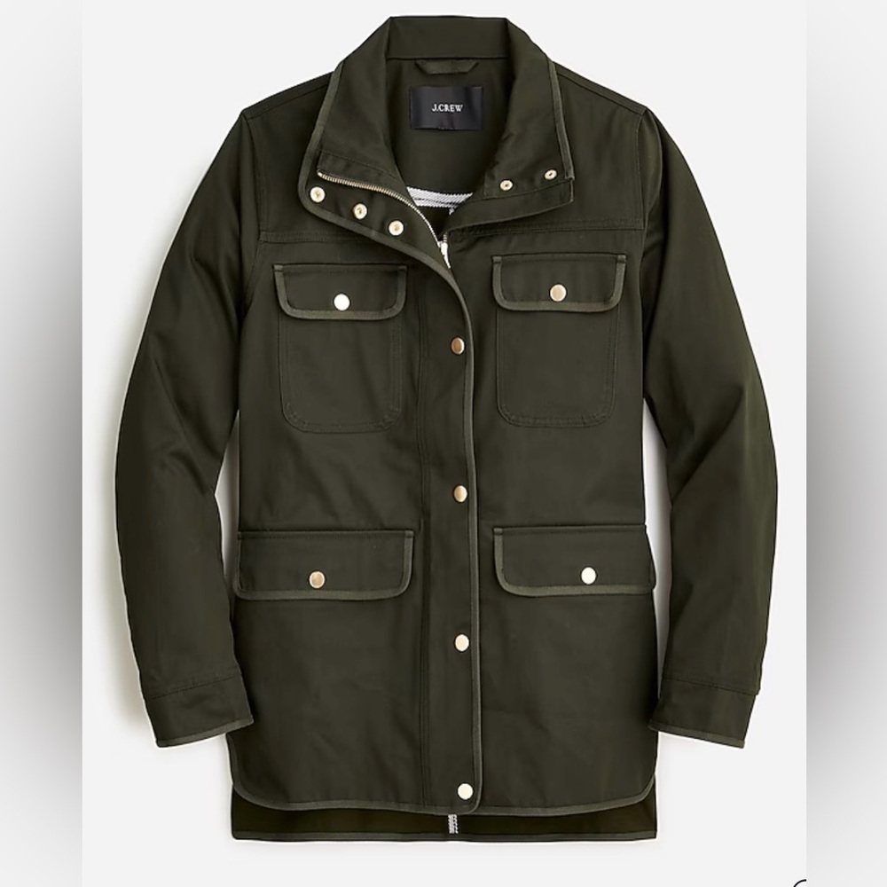 Jcrew field jacket. Size XS. Pristine condition! NEW with TAGS!!